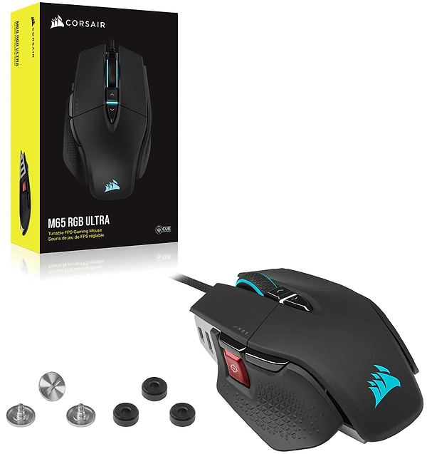 Фото - Мышь проводная игровая Corsair M65 RGB Ultra Tunable FPS Black (CH-9309411-EU2) USB