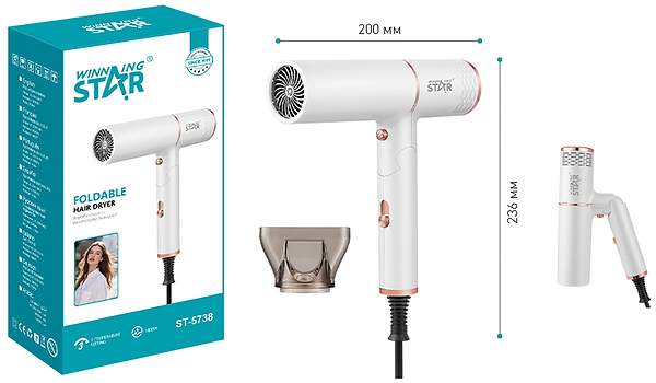 Фото - Фен WinningStar White (WNNGS-ST-5738-WH)