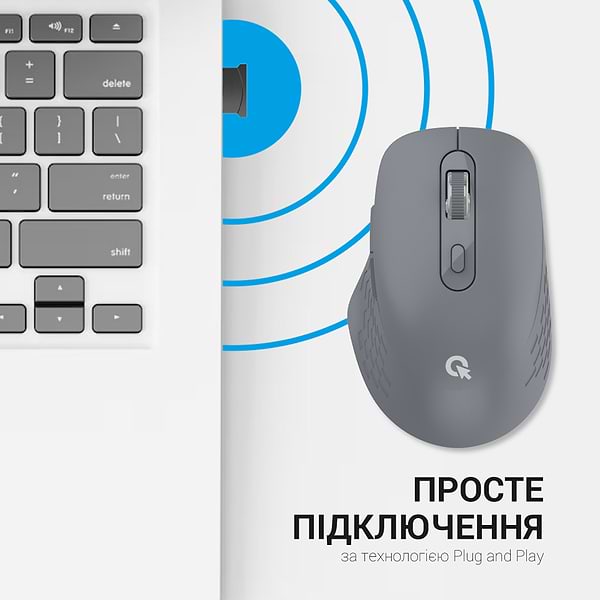 Фото - Миша бездротова OfficePro M230G Silent Click Wireless Gray (M230G)