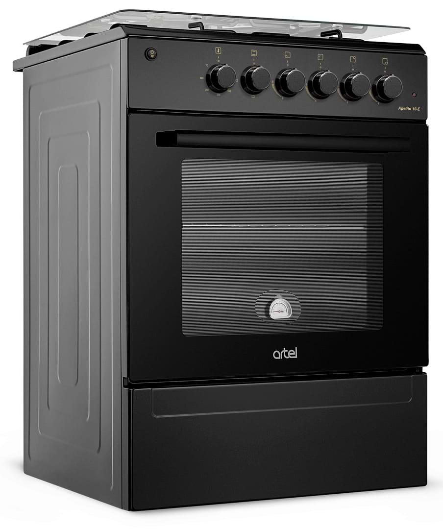 Плита газовая ARTEL APETITO 10-E Black - Фото 1
