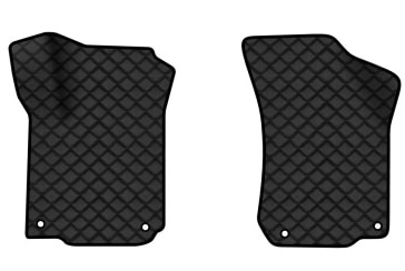 Килимки з екошкіри в салон авто передні EVAtech для Octavia A4 Tour Skoda 1996-2010 1 покоління Combi EU (SK11548AD2TL4BBB)