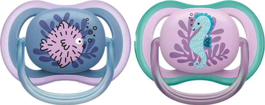 Ортодонтическая пустышка Philips Avent Ultra Air 6-18 мес (SCF085/61) - Фото 1