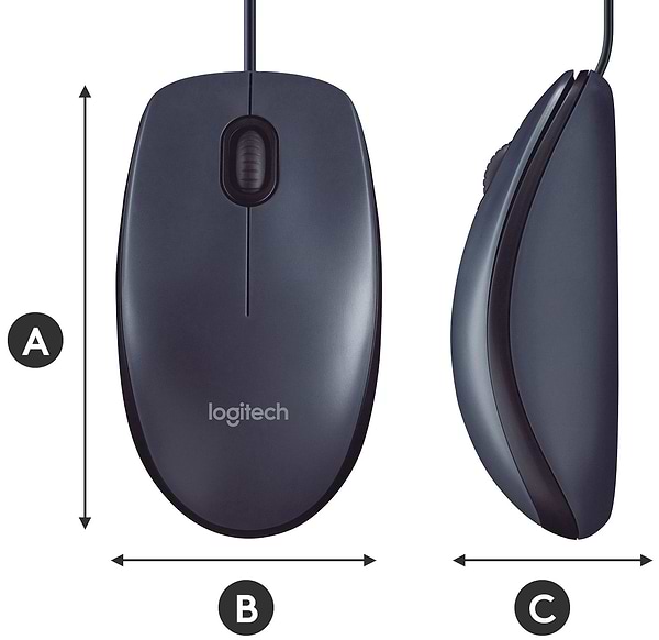 Фото - Мышь компьютерная Logitech B100 (910-003357)