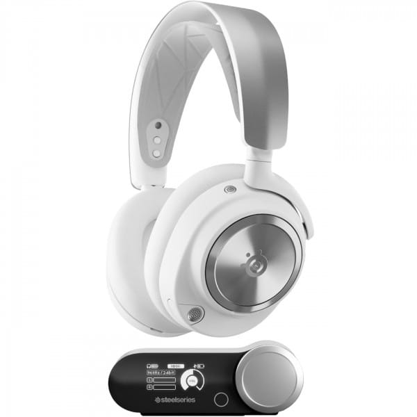 Фото - Гарнитура беспроводная игровая SteelSeries Arctis Nova Pro Wireles X White (61525)