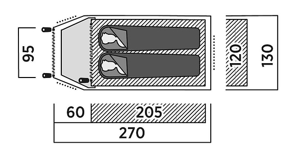 Фото - Палатка Easy Camp Setesdal 2 (120476)