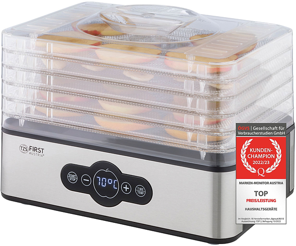 Фото - Сушарка для фруктів та овочів First FA-5126-6