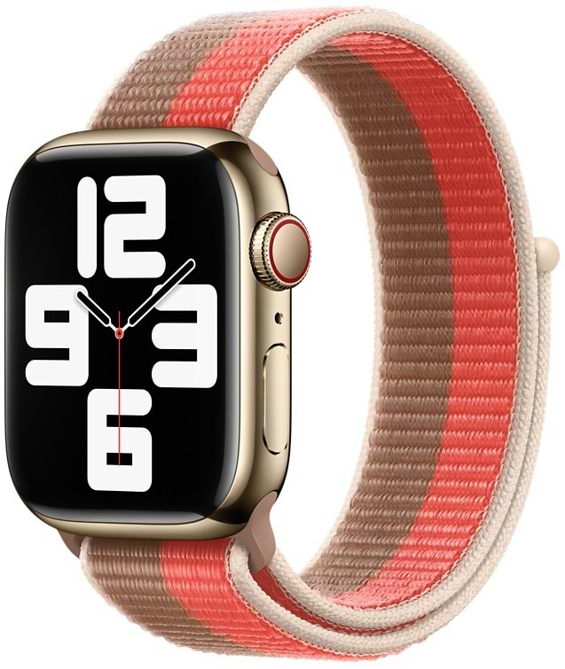 Ремешок для смарт-часов Apple 41mm Pink Pomelo/Tan Sport Loop - Regular (ML2P3ZM/A)