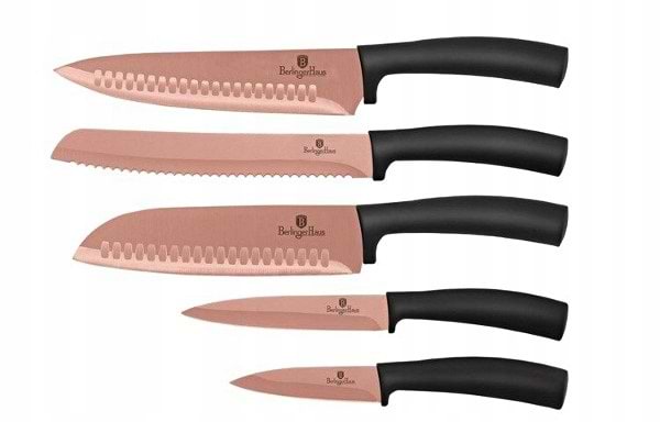 Фото - Набір ножів BerlingerHaus Metallic Line Rose Gold Edition 6 пр. (BH-2609)