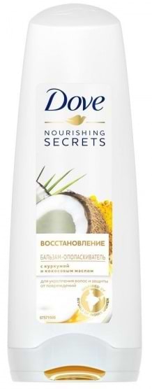 Фото - Бальзам для волосся DOVE Nourish secrets Відновлення Куркума і кокосове масло 350 мл