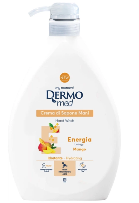 Жидкое мыло для рук DermoMed mango energia 600 мл (8050999571311)