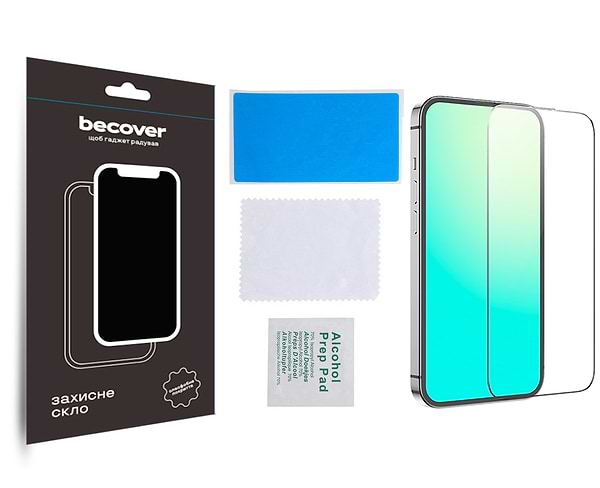 Фото - Захисне скло для смартфону BeCover for Apple iPhone 15 Black (709719)