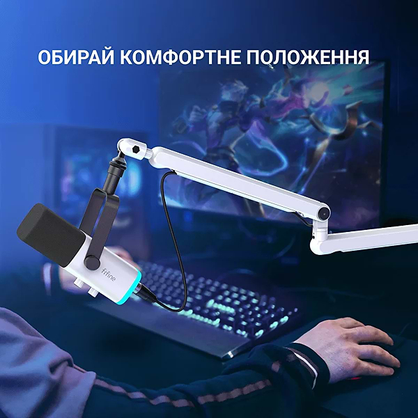 Фото - Мікрофон до комп'ютера Fifine TAM8W