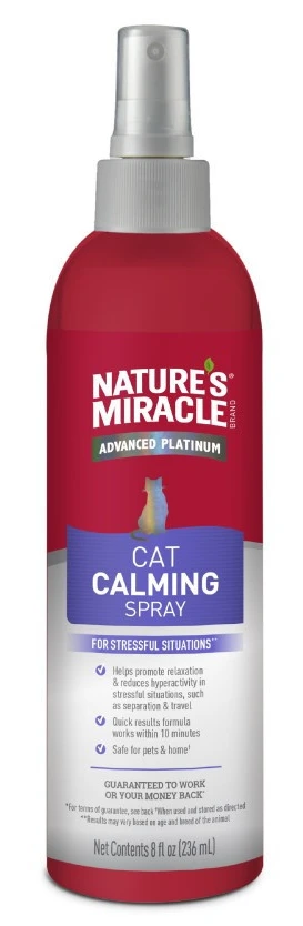 Спрей для кошек 8in1 Nature's Miracle ADV Calming Spray успокаивающий 236 мл (018065983558)