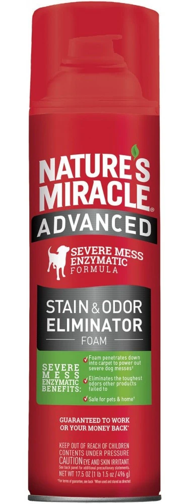 Средство для удаления пятен для животных 8in1 Nature's Miracle Advanced Stain and Odor Eliminator с усиленной формулой 518 мл (18065969460)