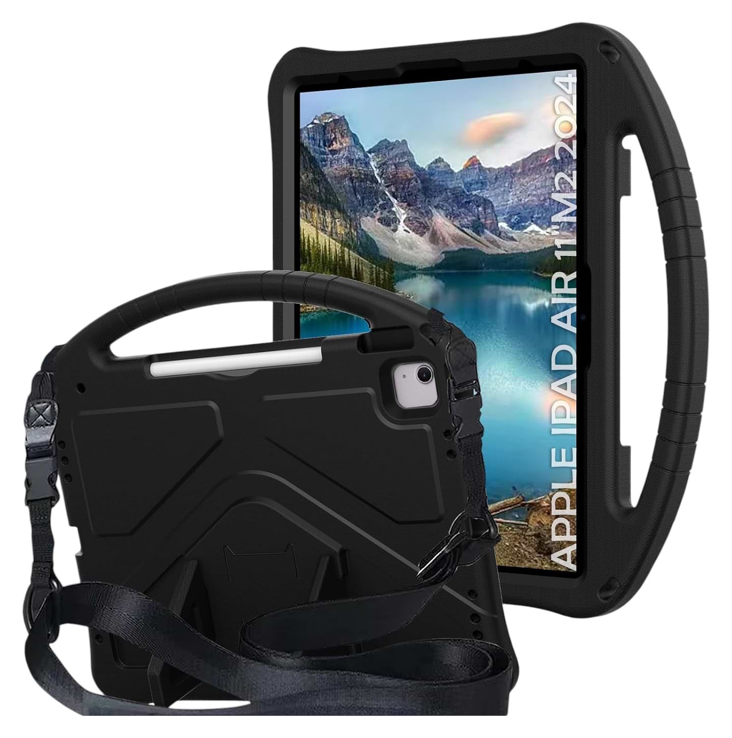 Чохол для планшету BeCover Protected Cover с креплением for Apple iPad Air 11" M2/M3 (2024/2025) Black (711869) - Фото 1