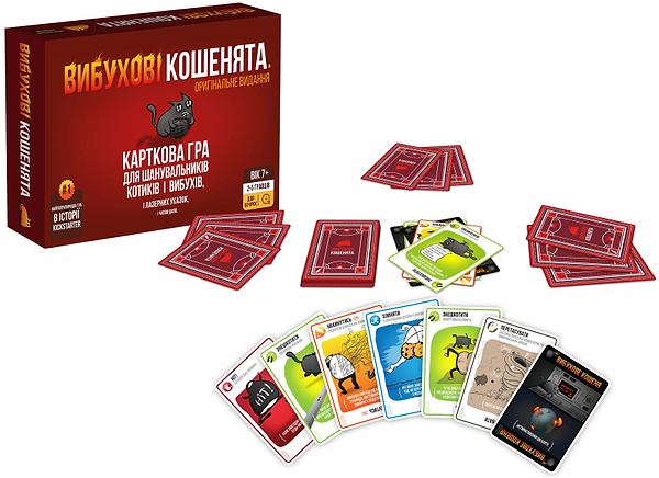 Фото - Настільна гра (8+) Rozum Вибухові кошенята: оригінальне видання (EKIEK01UA)