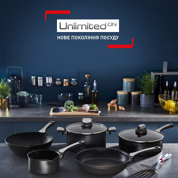 Фото - Сковорода універсальна Tefal G25904AZ Unlimited ON 24 см