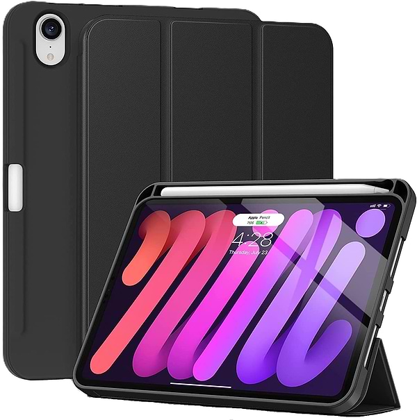 Фото - Чохол для планшету BeCover Direct Charge Pen з кріпленням Apple Pencil for Apple iPad Mini 7 2024 Black (712457)