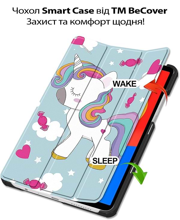 Фото - Чохол для планшета BeCover Smart Case for Lenovo Tab One/Tab K9 8.7" 2025 (TB305XU/FU) Unicorn (713750)