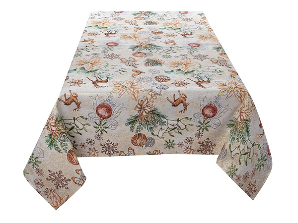 Фото - Скатертина прямокутна Lefard гобелен Tinsel повноцвіт 140х280 см (715-399)