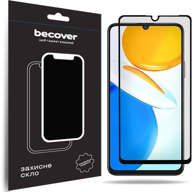 Захисне скло для смартфону BeCover Honor X7/X7A Black (710104)