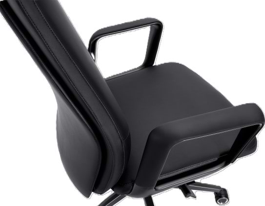 Фото - Кресло офисное GT Racer B-2115 Black (leather)