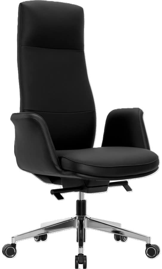 Крісло офісне GT Racer B-2119 Black (leather) - Фото 1