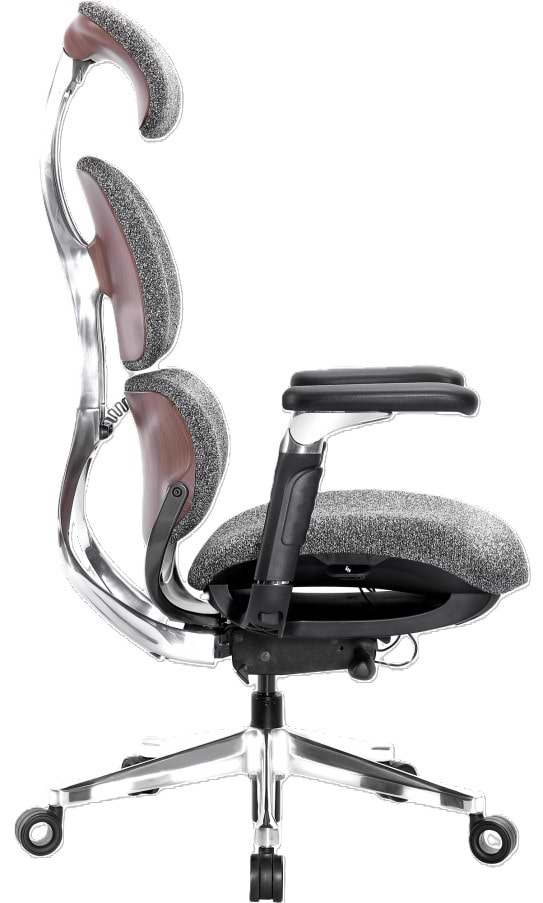 Фото - Кресло для геймеров GT Racer X-819 Fabric Wood Gray