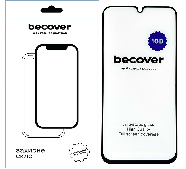 Фото - Захисне скло для смартфону BeCover Samsung Galaxy M34 5G SM-M346 10D Black (711358)