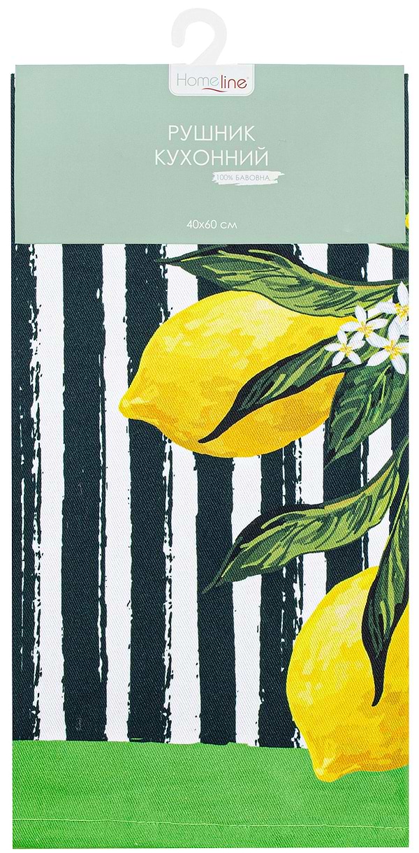 Фото - Рушник кухонний Home Line 40Х60 ЛИМОНИ (182815)