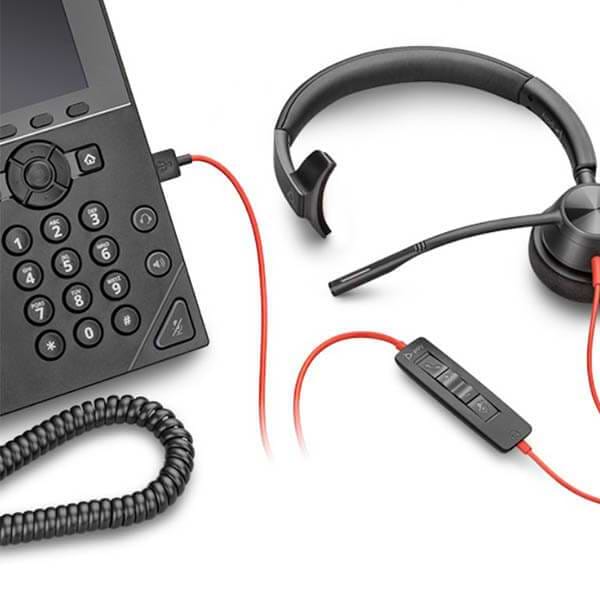 Фото - Гарнитура проводная Poly Blackwire 3310-M (8X216AA)