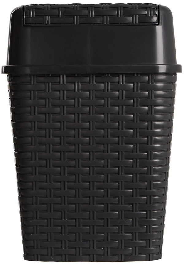 Фото - Корзина для мусора VIOLET HOUSE 0752 Роттанг ANTRASIT з/кр 10 л