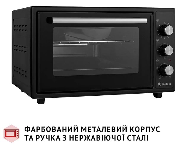 Фото - Печь электрическая Perfelli MIRAGE 37 BLACK