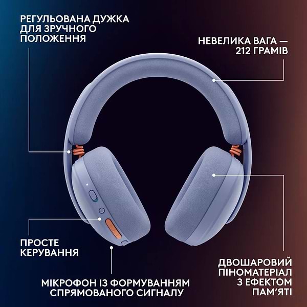 Фото - Гарнітура бездротова ігрова Logitech G325 LightSpeed Lilac (981-001538)