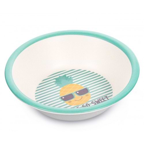 Тарелка для малыша Canpol babies бамбуковая SO COOL - бирюзовая (9/210_tur)