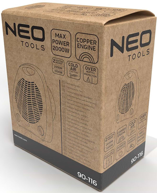 Фото - Тепловентилятор Neo Tools 90-116