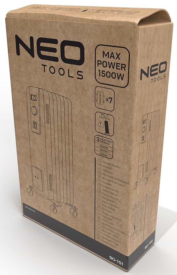 Фото - Обогреватель масляный Neo Tools 90-151