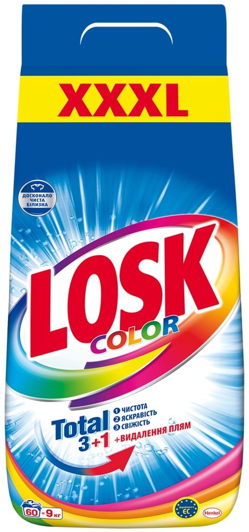 Фото - Стиральный порошок Losk авт. Колор, 9 кг, 60 циклов