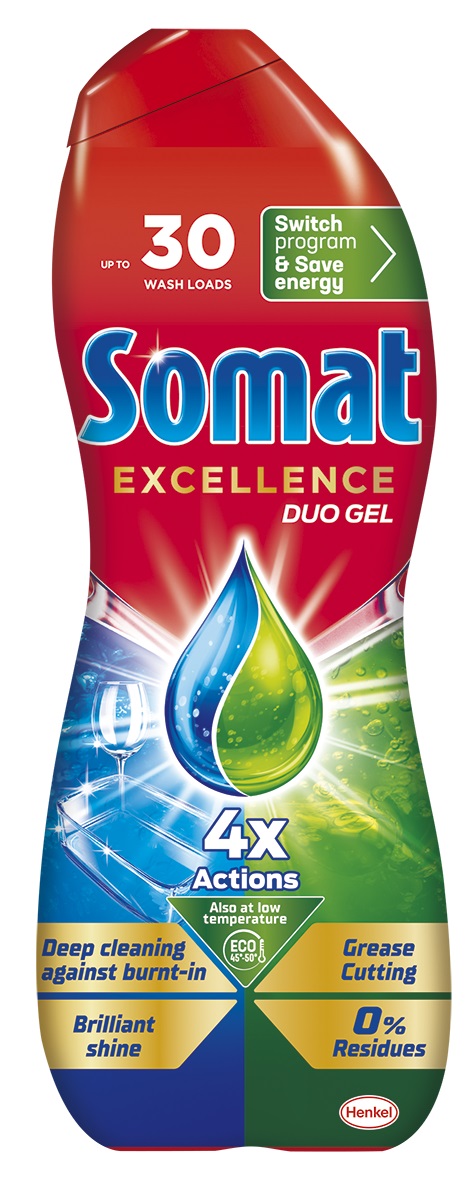 Фото - Гель для посудомоечной машины Somat Exellence 540 мл Фото - Гель для посудомоечной машины Somat Exellence 540 мл