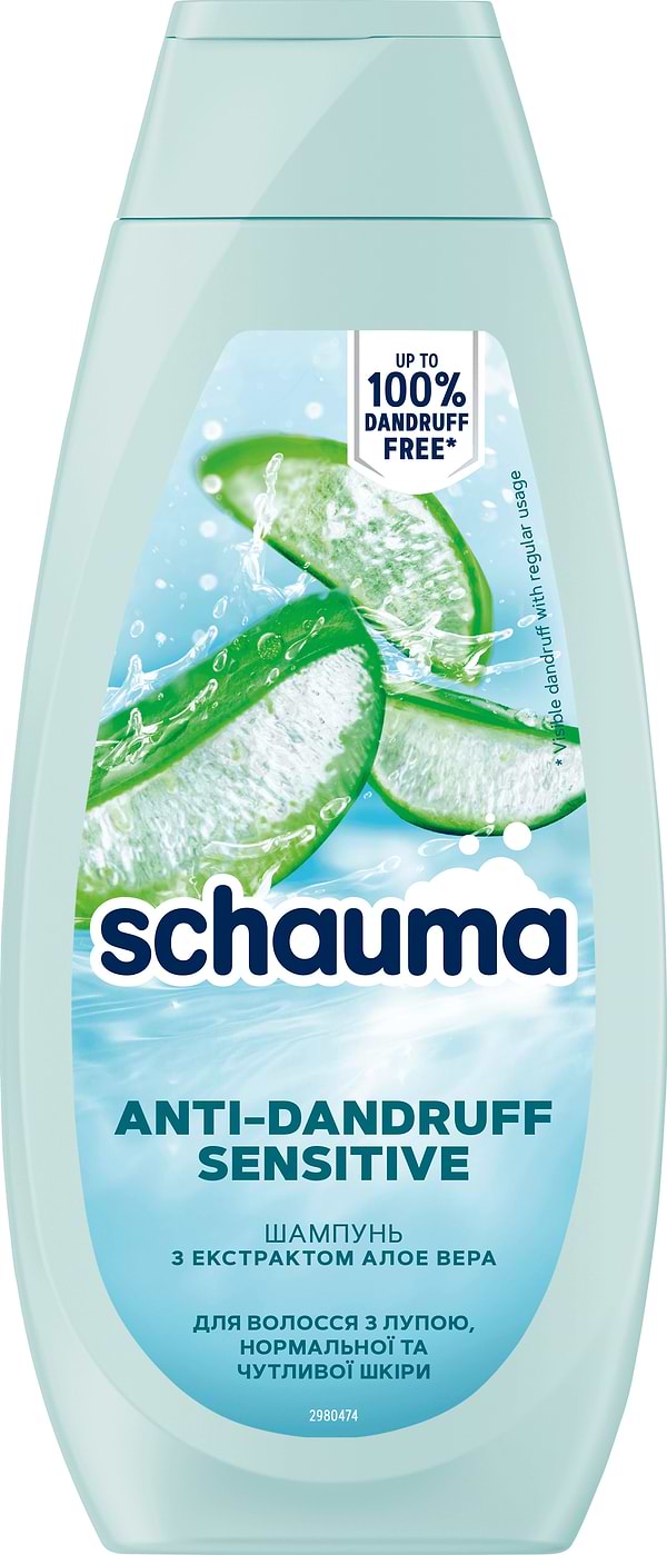 Фото - Шампунь жіночий Schauma проти лупи Sensitive 400 мл