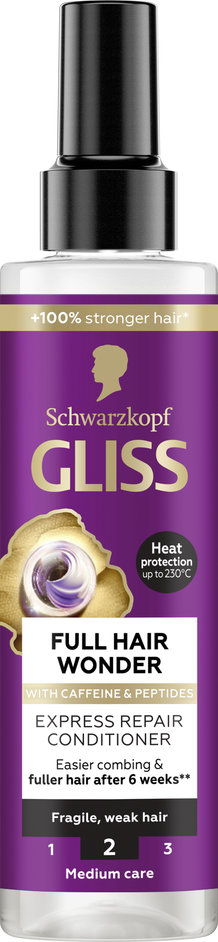 Спрей для волосся GLISS експрес-конд. Відновлення Full Hair Wonder 200 мл - Фото 1
