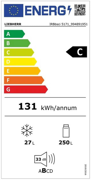 Фото - Холодильник вбудований Liebherr IRBcx 5171 BS0 (IRBbsci 5171)