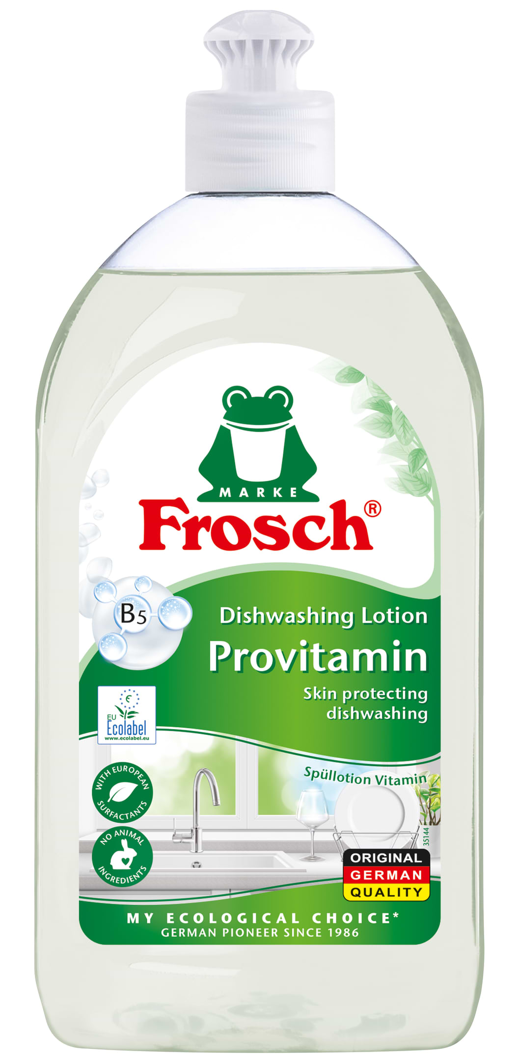 Засіб для ручного миття посуду Frosch Бальзам-концентратд/чувст.кожі 500 мл - Фото 1