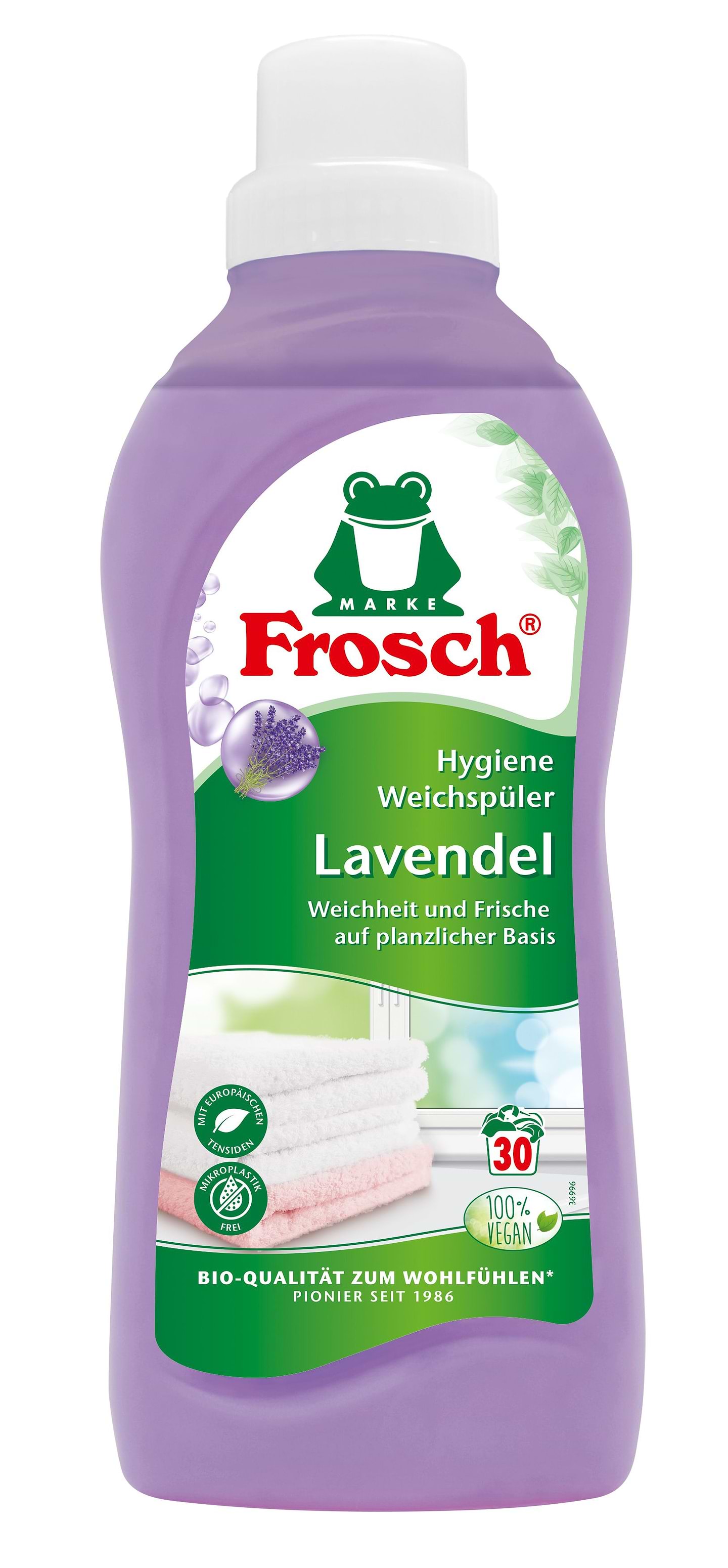 Ополаскиватель для белья Frosch Лаванда 750 мл - Фото 1