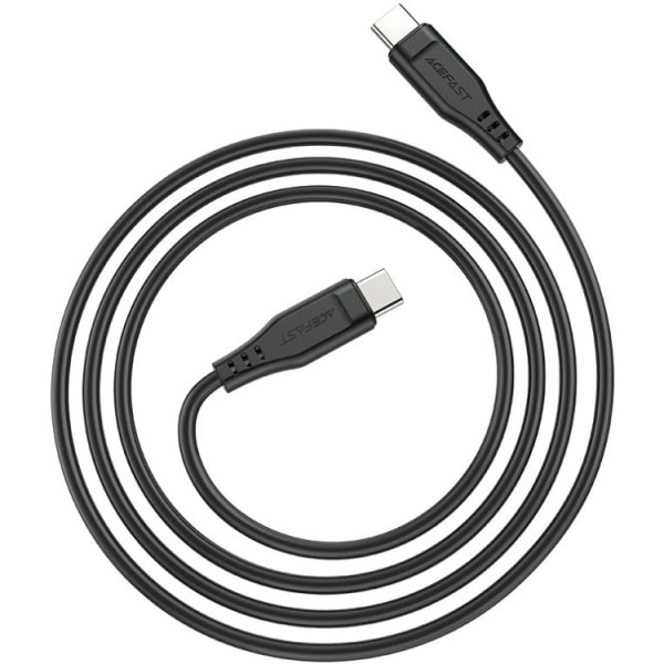 Фото - Кабель синхронизации данных AceFast USB 2.0 USB-C to USB-C, 1,2 м, 3.0A, TPE C3-03 Black (6974316280842)