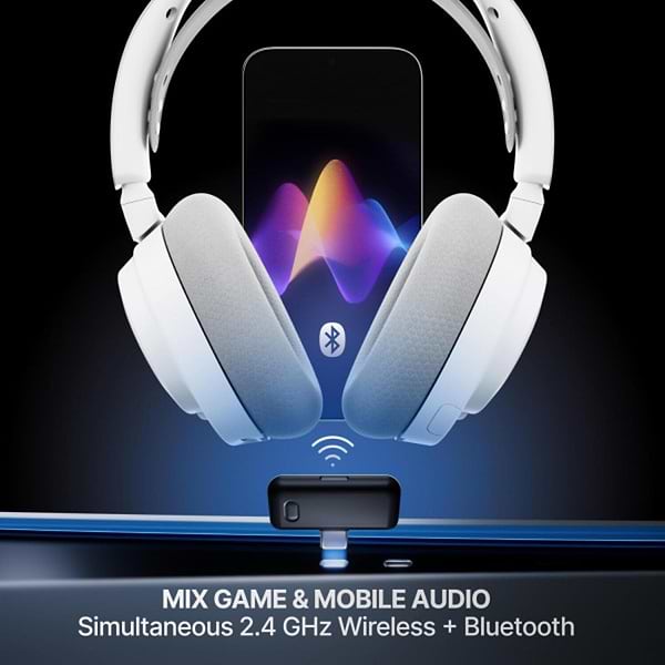 Фото - Гарнитура беспроводная игровая SteelSeries Arctis Nova 7 Gen 2 Wireless White (61731)
