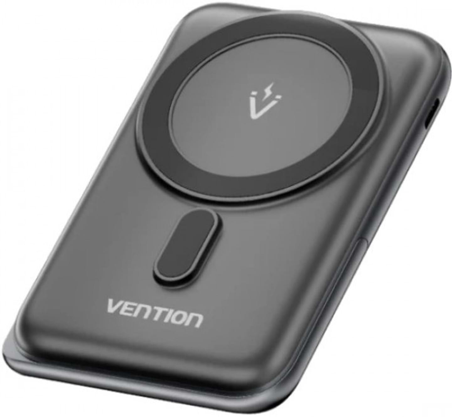 Батарея мобільна Vention Magnetic Wireless 10000mAh 20W PD USB-C In/Out, QI-15W Black (FHNB0) - Фото 1