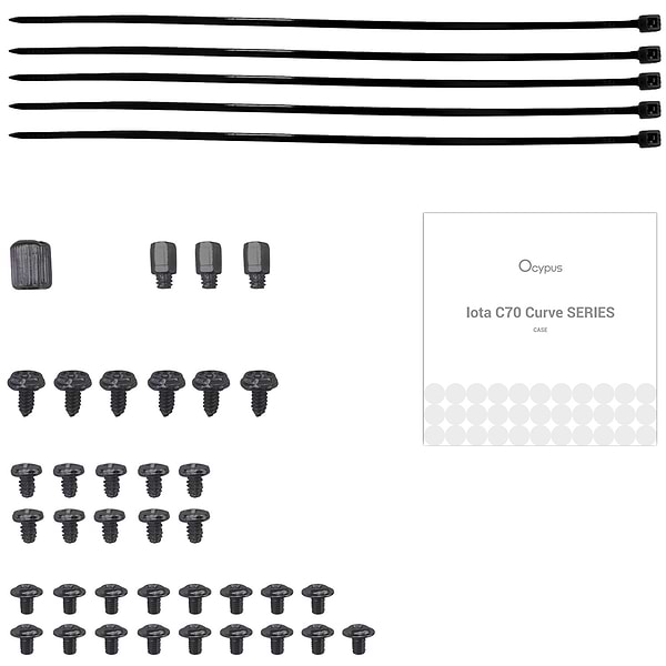 Фото - Корпус OCYPUS IOTA C70 BK CURVE ARGB DIGITAL (IOTA-C70-BKD400CD-GL)