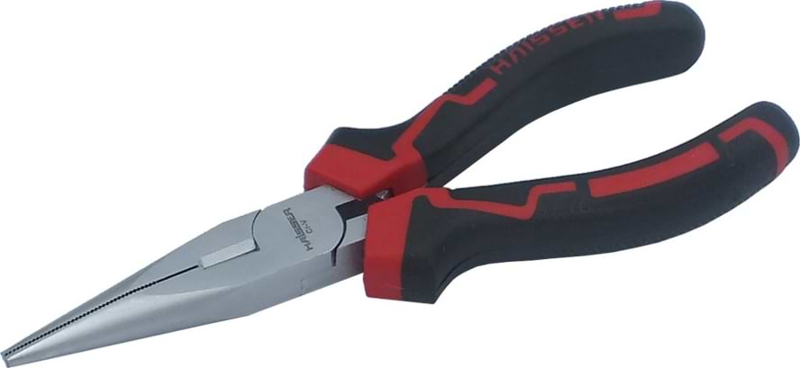 Плоскогубці Haisser Cr-V Pearl-nic Cr-V Pearl-Nickel довгі 160 мм (41128)
