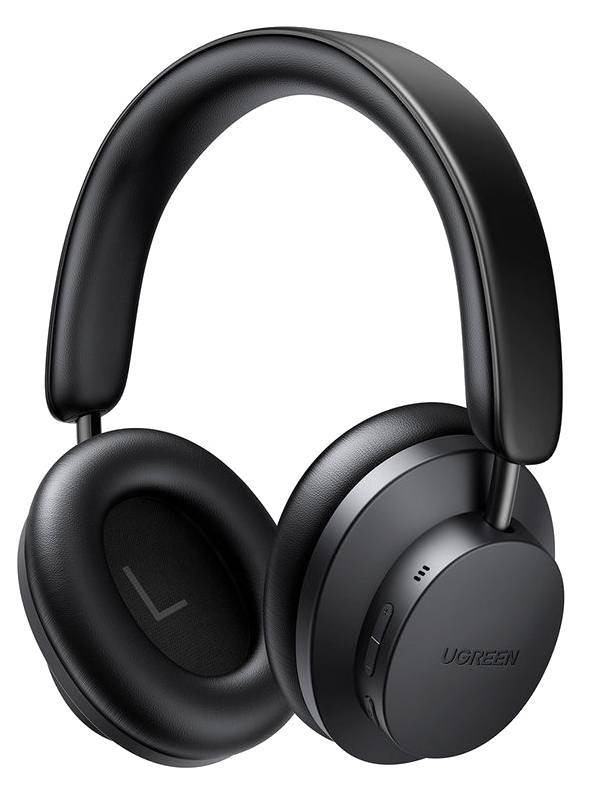 Навушники повнорозмірні бездротові UGREEN HP106 HiTune Max3 Hybrid Active Noise-Cancelling Headphones Black (90422) - Фото 1